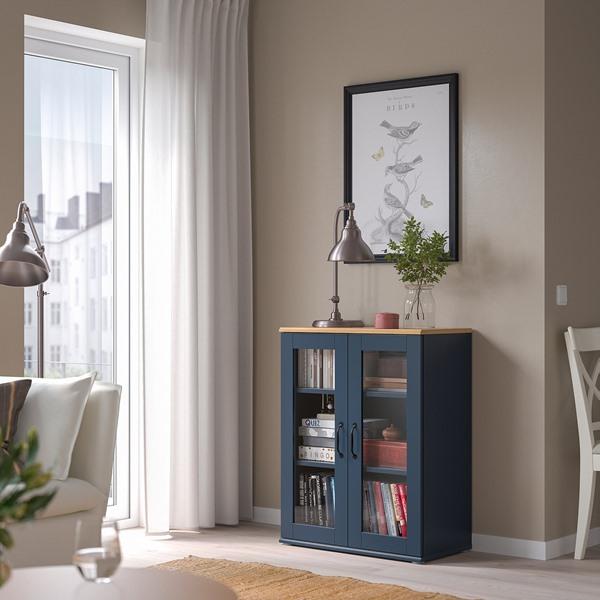 [IKEA/イケア/通販]SKRUVBY スクルーヴビーキャビネット ガラス扉, ブラックブルー,70x90 cm[E](50520362) |  | 02