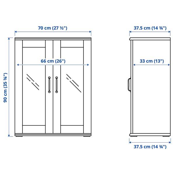 [IKEA/イケア/通販]SKRUVBY スクルーヴビーキャビネット ガラス扉, ブラックブルー,70x90 cm[E](50520362) |  | 07