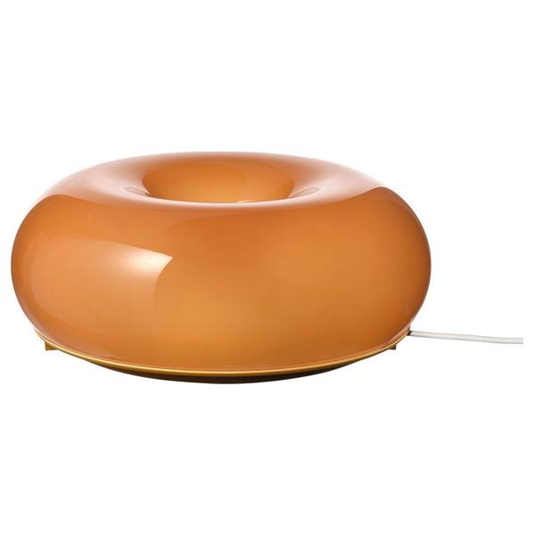 [IKEA/イケア/通販]VARMBLIXT ヴァルムブリクストLEDテーブル/ウォールランプ, オレンジ ガラス/丸形,30 cm[C](50525147) | 