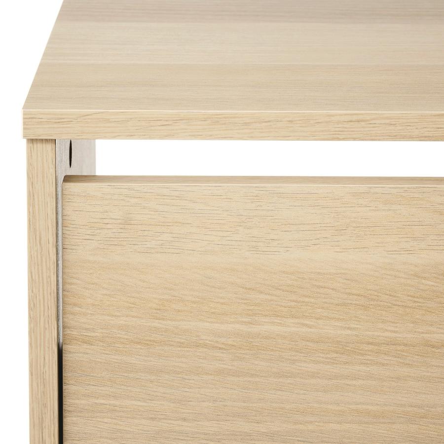 [IKEA/イケア/通販]BISSA ビッサ シューズボックス2段, オーク調, 49x28x93 cm[E](50530219)の画像