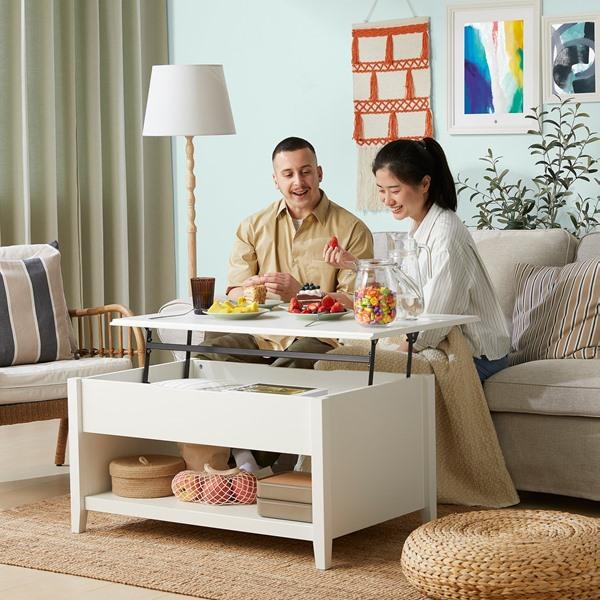 [IKEA/イケア/通販]VITTERYD ヴィッテリード調節可能ローテーブル, ホワイト,97 cm[GG](50534104) |  | 01