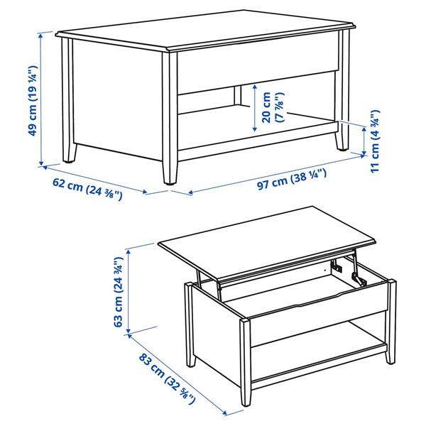 [IKEA/イケア/通販]VITTERYD ヴィッテリード調節可能ローテーブル, ホワイト,97 cm[GG](50534104) |  | 08