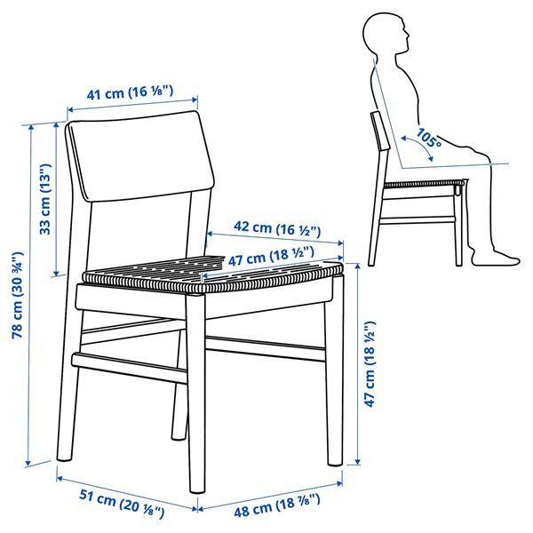 [IKEA/イケア/通販]SKANSNAS スカンスネスチェア, ブラウン ビーチ[E](50563243) |  | 03