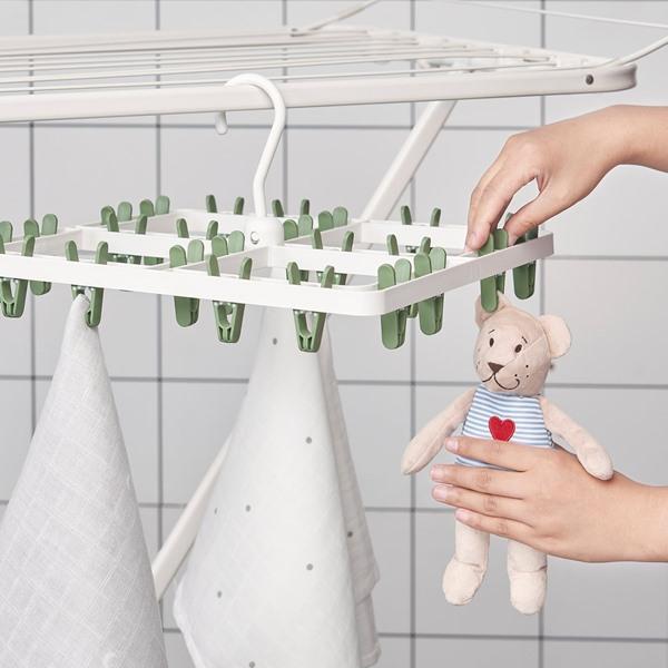 [IKEA/イケア/通販]SLIBB スリッブピンチハンガー 24個付き, グリーン[C](50567726) |  | 03