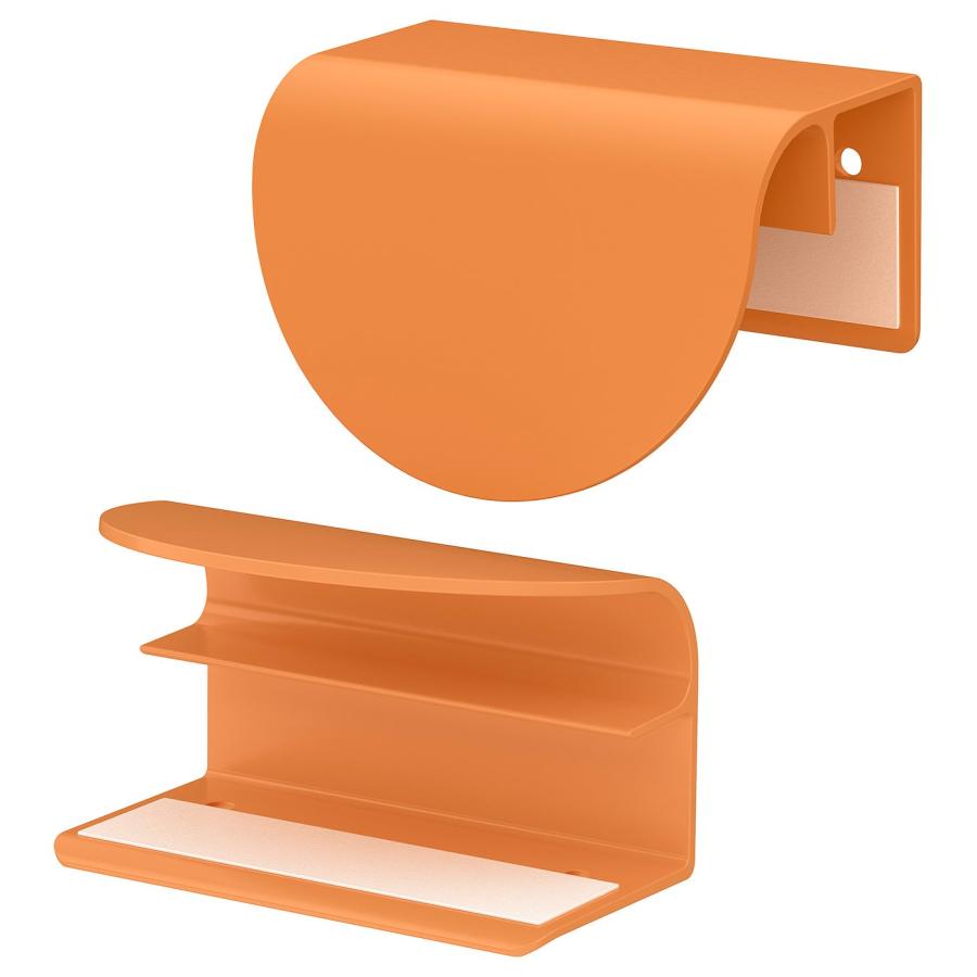 [IKEA/イケア/通販]LATMASK ラトマスク 取っ手 クリップ式, オレンジ, 60 mm2 ピース[A](50574091) | 