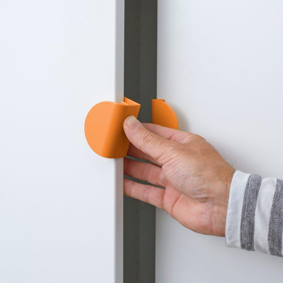 [IKEA/イケア/通販]LATMASK ラトマスク 取っ手 クリップ式, オレンジ, 60 mm2 ピース[A](50574091) |  | 01