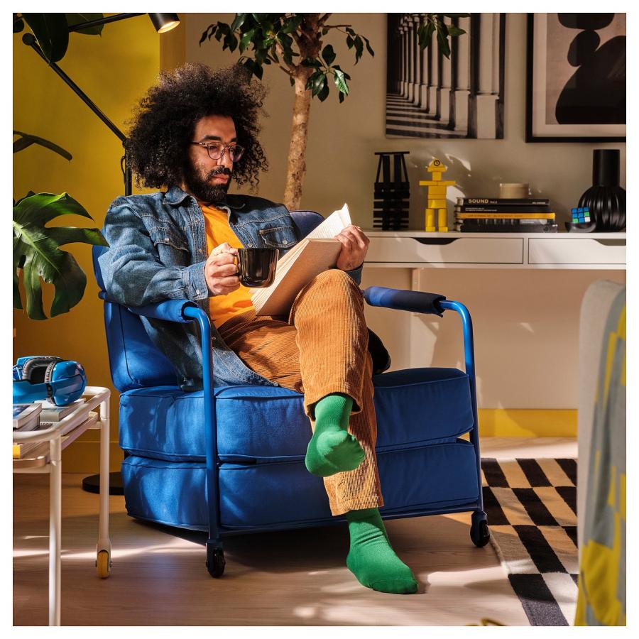 [IKEA/イケア/通販]BRANNBOLL ブレンボール ゲーミングラウンジチェア, クニーサ ブライトブルー[J](50586616)の画像
