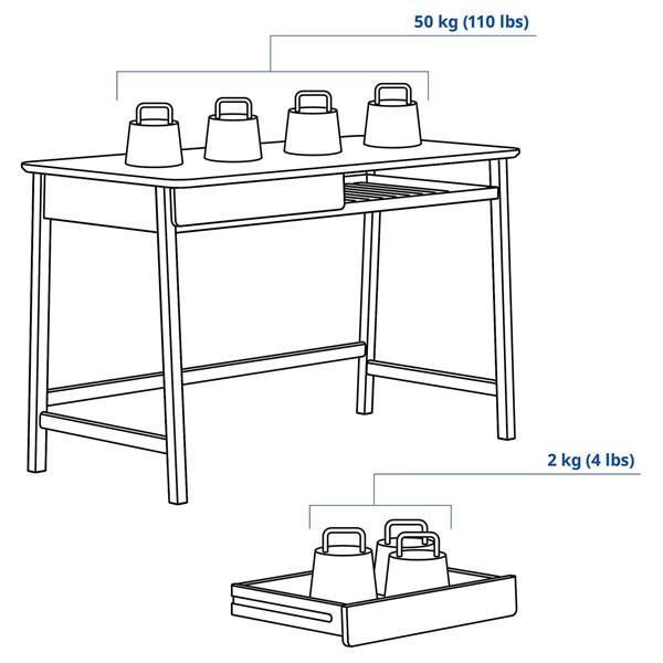 [IKEA/イケア/通販]BETESHAST ベーテヘスト デスク, ライトバンブー, 120x60 cm[J](50619805) |  | 01