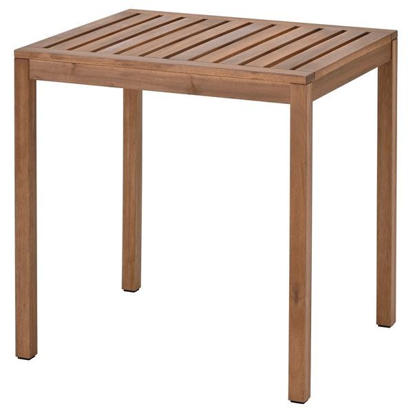 [IKEA/イケア/通販]NAMMARO ネッマローテーブル 屋外用, ライトブラウンステイン,75x63 cm[E](511204) | 