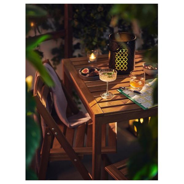 [IKEA/イケア/通販]NAMMARO ネッマローテーブル 屋外用, ライトブラウンステイン,75x63 cm[E](511204) |  | 04