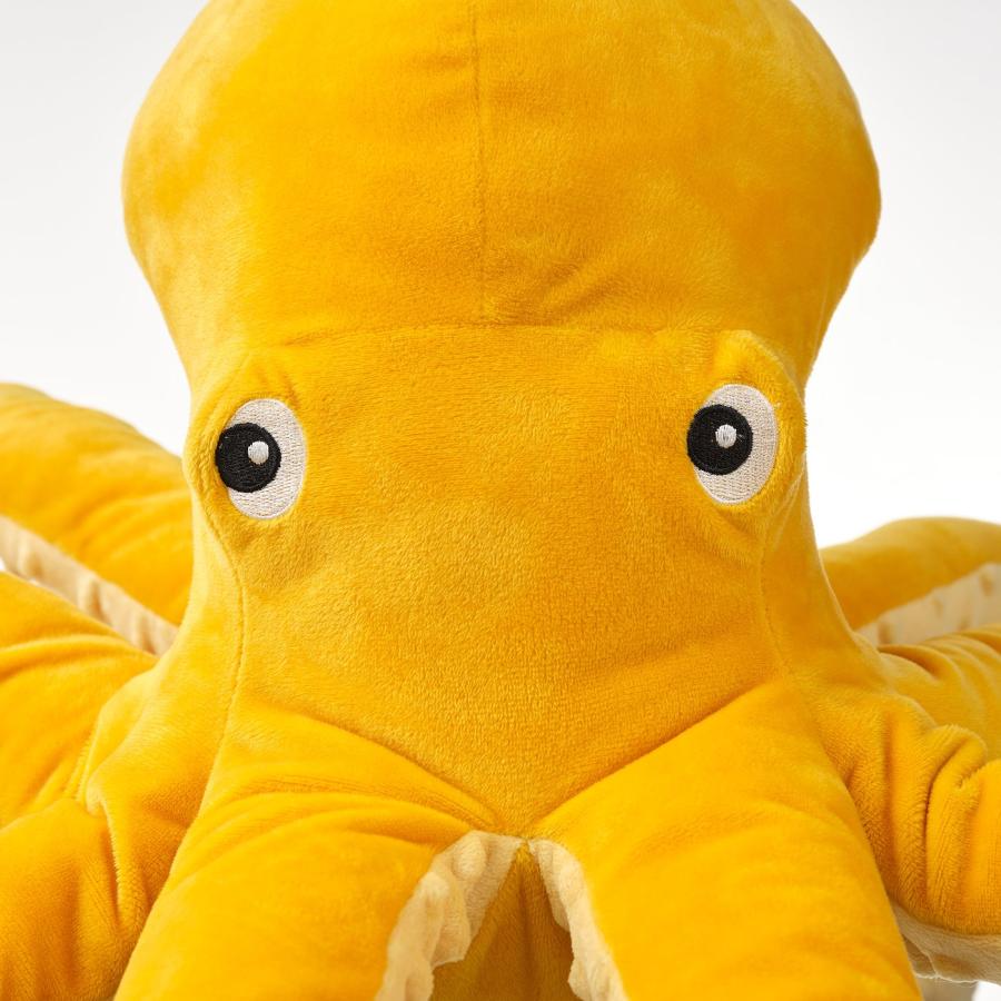 [IKEA/イケア/通販]BLAVINGAD ブローヴィンガード ぬいぐるみ, タコ/イエロー, 50 cm[D](00522108) |  | 05