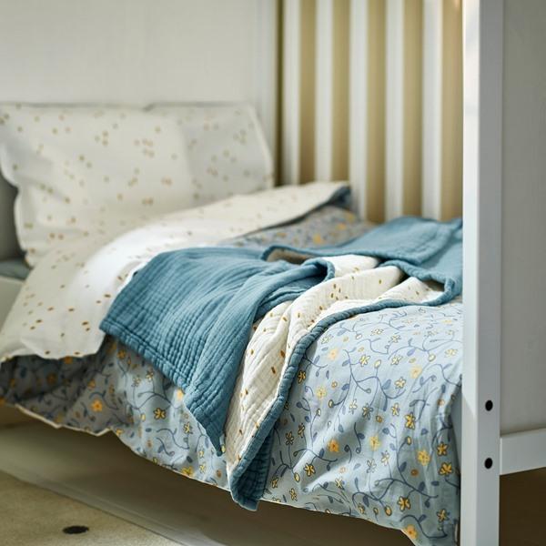 [IKEA/イケア/通販]GULDVAVARE グルドヴァヴェレ毛布, ブルー/ホワイト 水玉模様,80x100 cm[A](530293) |  | 02