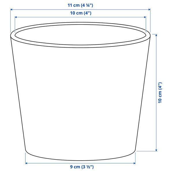 [IKEA/イケア/通販]SOJABONA ソイヤボナ鉢カバー, ホワイト,9 cm[A](533593) |  | 06