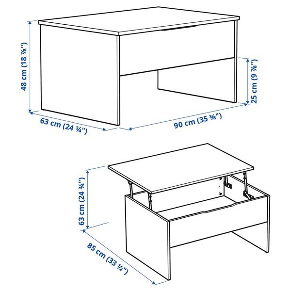 [IKEA/イケア/通販]OSTAVALL エスタヴァル調節可能ローテーブル, ホワイト,90 cm[FG](534154) |  | 10