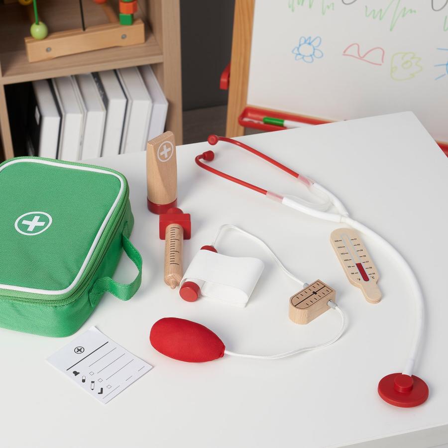 [IKEA/イケア/通販]BARKBORRE バルクボッレ お医者さんごっこセット 7ピース[A](00544643) |  | 01