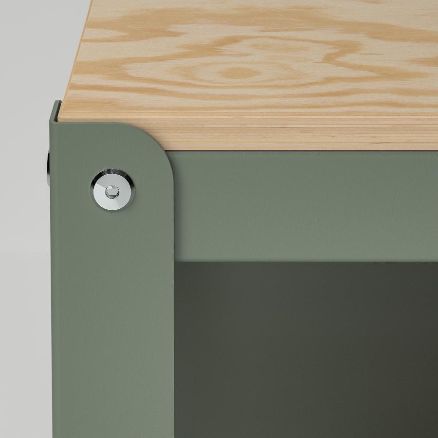 [IKEA/イケア/通販]BROR ブロール ワゴン, グレーグリーン/パイン材合板, 85x55 cm[F](00547383) |  | 01