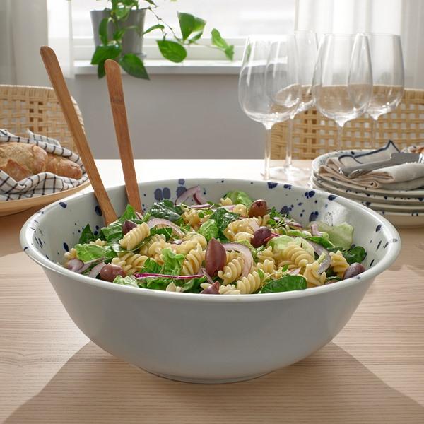 [IKEA/イケア/通販]SILVERSIDA スィルヴェルシダサービングボウル, 模様入り/ブルー,28 cm[B](565697) |  | 04
