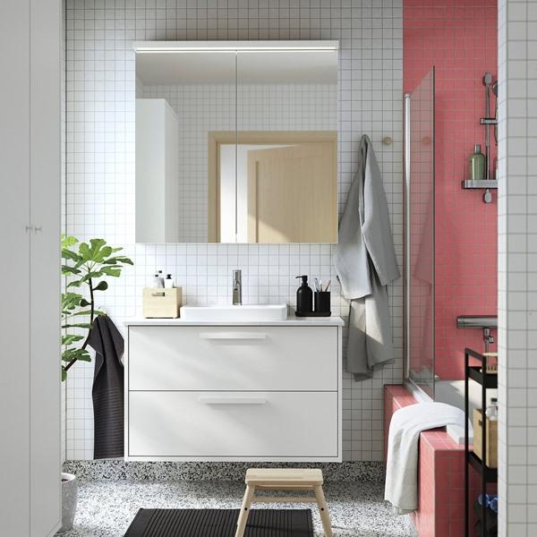 [IKEA/イケア/通販]TOLKEN トルケンカウンタートップ, ホワイト 大理石調/フォリエート加工,102x49 cm[G](573032) |  | 02