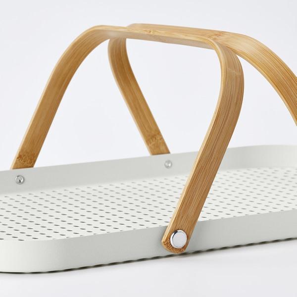 [IKEA/イケア/通販]GRONFISK グローンフィスクトレイ 持ち手付き, 竹/ホワイト,46x30 cm[C](579067) |  | 01