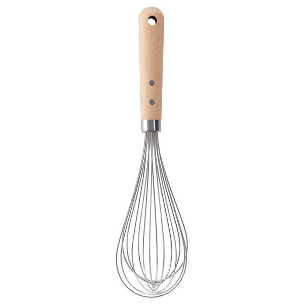 [IKEA/イケア/通販]VARDAGEN ヴァルダーゲン泡立て器, ステンレススチール/ビーチ,30 cm[A](581485) | 