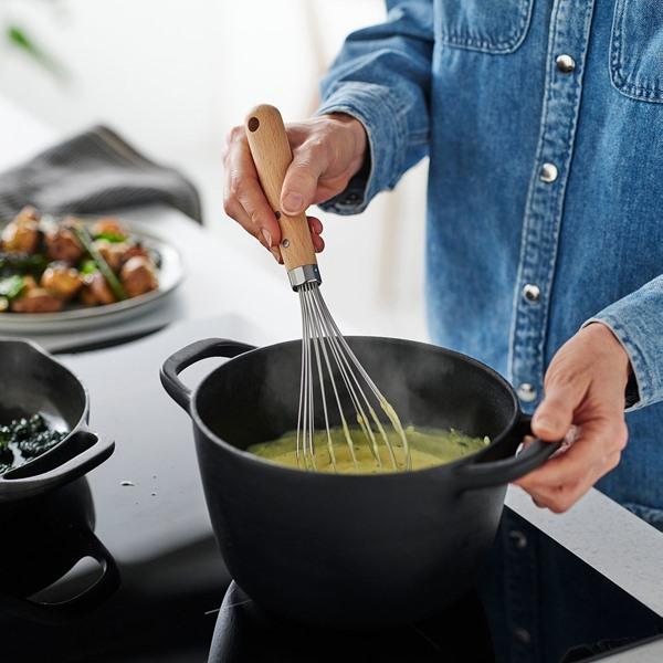 [IKEA/イケア/通販]VARDAGEN ヴァルダーゲン泡立て器, ステンレススチール/ビーチ,30 cm[A](581485) |  | 02