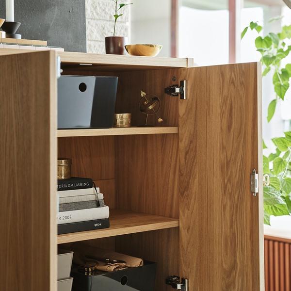 [IKEA/イケア/通販]STOCKHOLM 2025 ストックホルム 2025キャビネット 扉2枚付, オーク材突き板,80x40x126 cm[3](586505) |  | 02