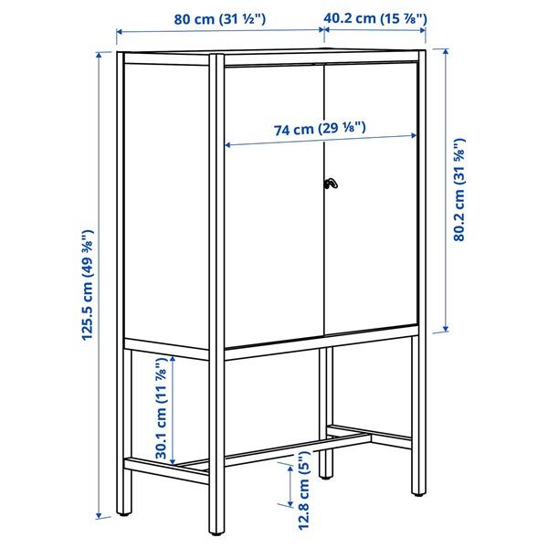 [IKEA/イケア/通販]STOCKHOLM 2025 ストックホルム 2025キャビネット 扉2枚付, オーク材突き板,80x40x126 cm[3](586505) |  | 05