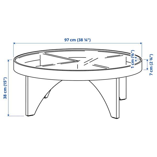 [IKEA/イケア/通販]STOCKHOLM 2025 ストックホルム 2025コーヒーテーブル, オーク材突き板 ガラス[I](586553) |  | 06
