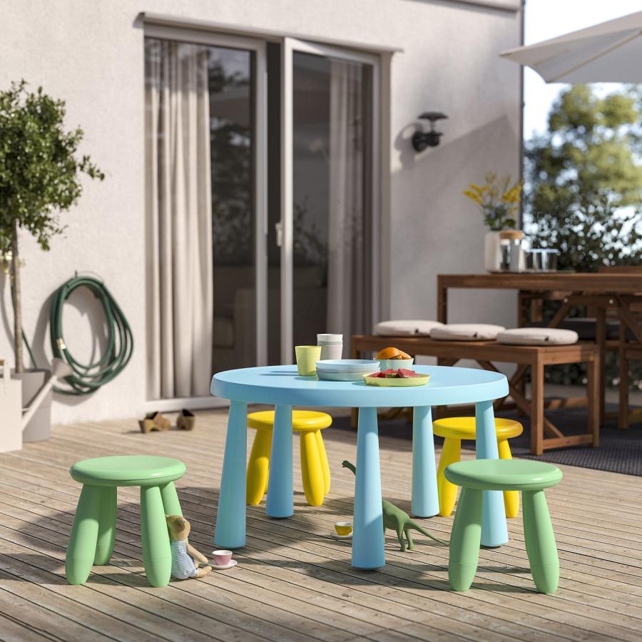 [IKEA/イケア/通販]MAMMUT マンムット 子ども用スツール, 室内/屋外用/ライトグリーン[B](00586609) |  | 04