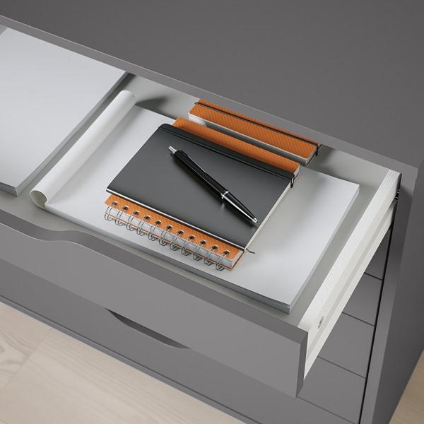 [IKEA/イケア/通販]ALEX アレクス引き出しユニット キャスター付き, ダークグレー,67x66 cm[E](588892) |  | 04