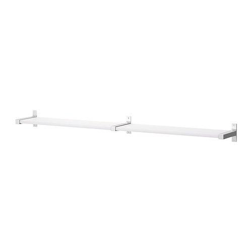 IKEA/イケア EKBY JARPEN/EKBY BJARNUM ウォールシェルフ, ホワイト, アルミニウム | 