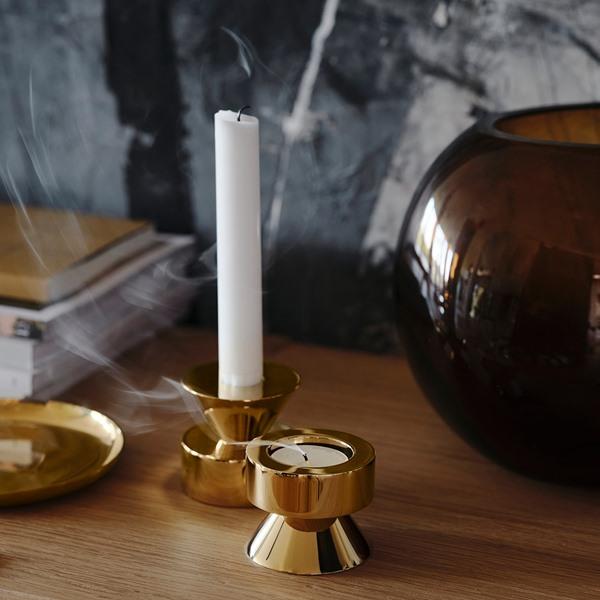 [IKEA/イケア/通販]STOCKHOLM 2025 ストックホルム 2025キャンドルホルダー/ティーライトホルダー, 黄銅色,6 cm[A](590507) |  | 02