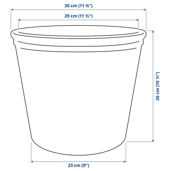 [IKEA/イケア/通販]KORSBARSBJORK コルスベルシュビョルク鉢カバー, ライトグレーベージュ,24 cm[C](591724) |  | 04