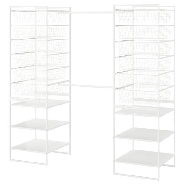 [IKEA/イケア/通販]JONAXEL ヨナクセルワードローブコンビネーション, ホワイト,142-178x51x173 cm[4](59305103) | 