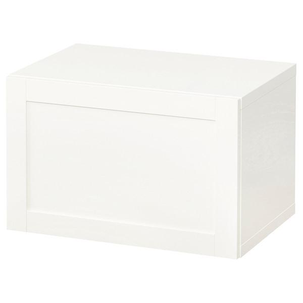 [IKEA/イケア/通販]BESTA ベストー 壁取り付け式キャビネットコンビネーション, ホワイト/ハンヴィーケン, 60x42x38 cm[4](59441643) | 