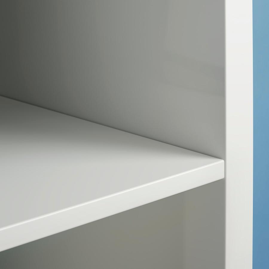 [IKEA/イケア/通販]KALLAX カラックス シェルフユニット 下部フレーム付き, ホワイト/ブラック, 77x164 cm[GD](59443958)の画像