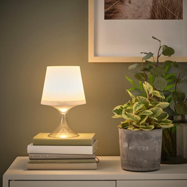 [IKEA/イケア/通販]LAMPAN ラムパンLEDポータブルランプ, 電池式 色調節可能/屋外用 ホワイト,24 cm[A](594614) |  | 01