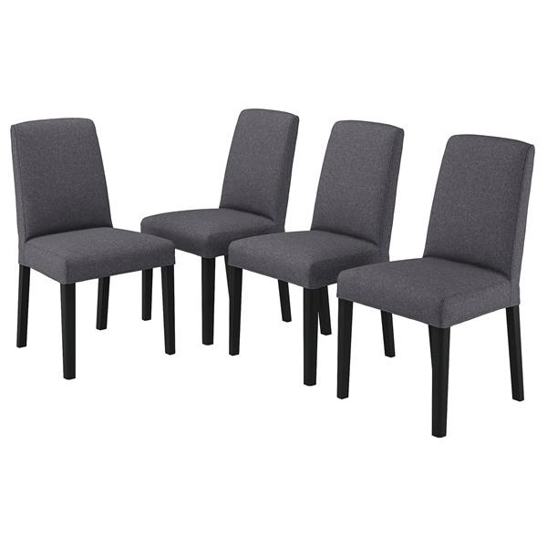 [IKEA/イケア/通販]BERGMUND ベリムンド チェア, ブラック/グンナレド ミディアムグレー[8](59481592) | 