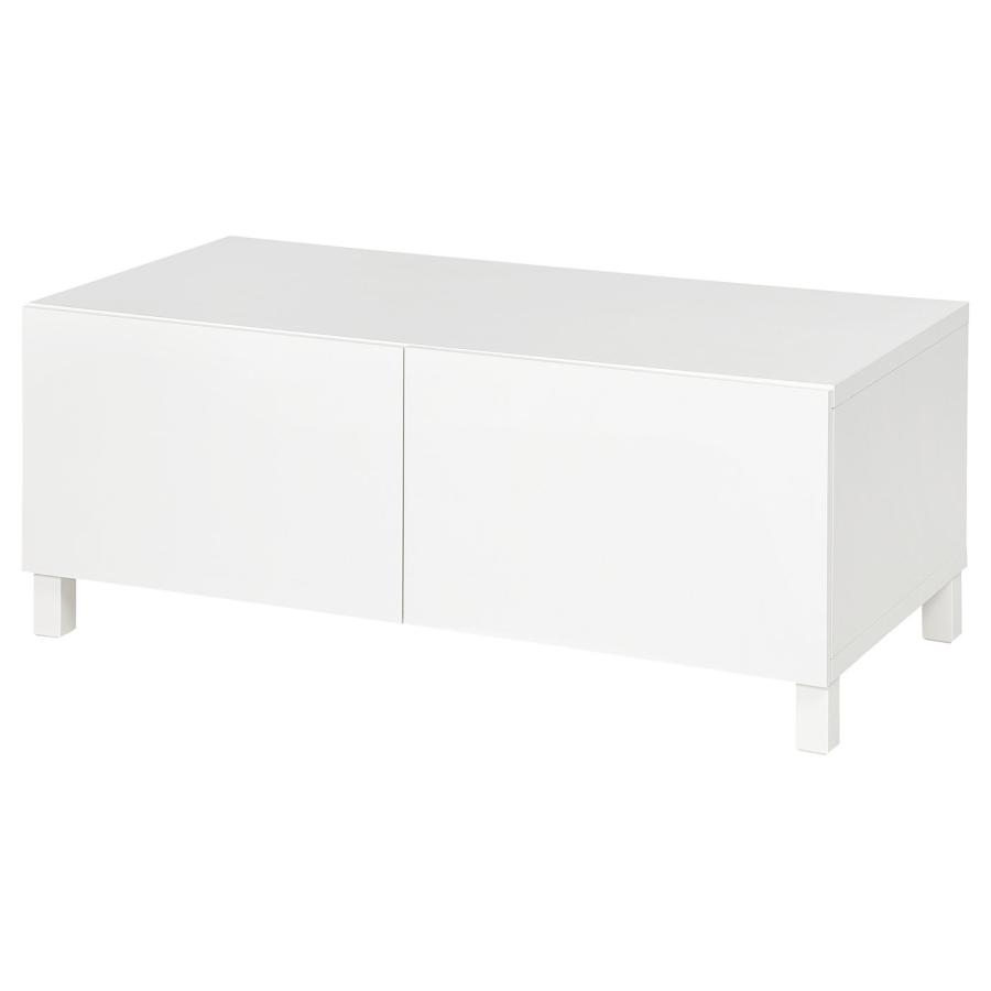 [IKEA/イケア/通販]BESTA ベストー コーヒーテーブル扉付, ホワイト/ラップヴィーケン/ストゥッバルプ ホワイト, 120x58 cm[11](59509652) | 