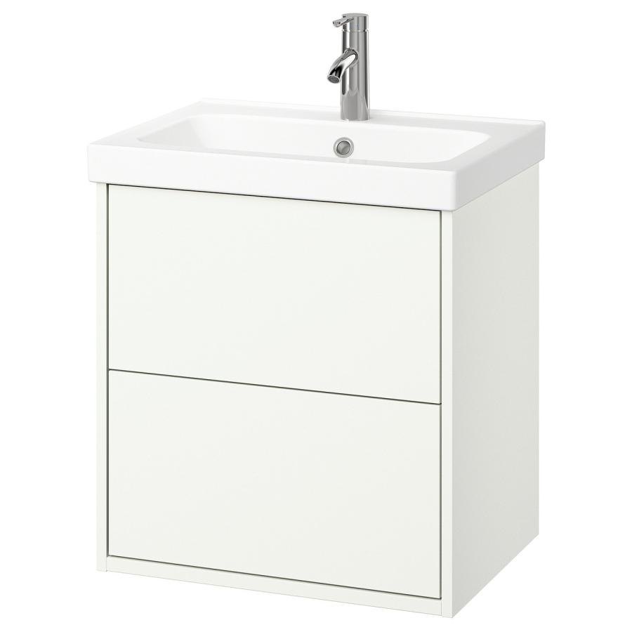 [IKEA/イケア/通販]HAVBACK ハーヴベック / ORRSJON オルショーン 洗面台 引き出し付き/洗面ボウル/水栓, ホワイト, 62x49x69 cm[5](59516681) | 