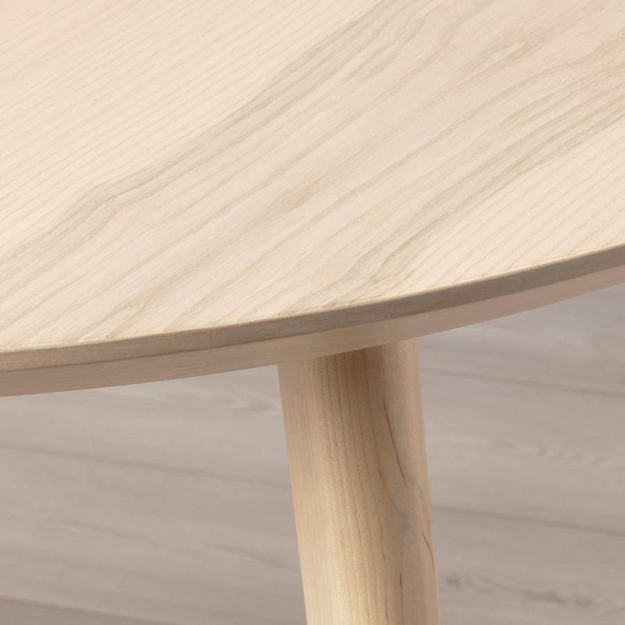 [IKEA/イケア/通販]LISABO リーサボー / LISABO リーサボー テーブル＆チェア4脚, アッシュ/タルミーラ ホワイト/ブラック, 105 cm[5](59554852) |  | 04