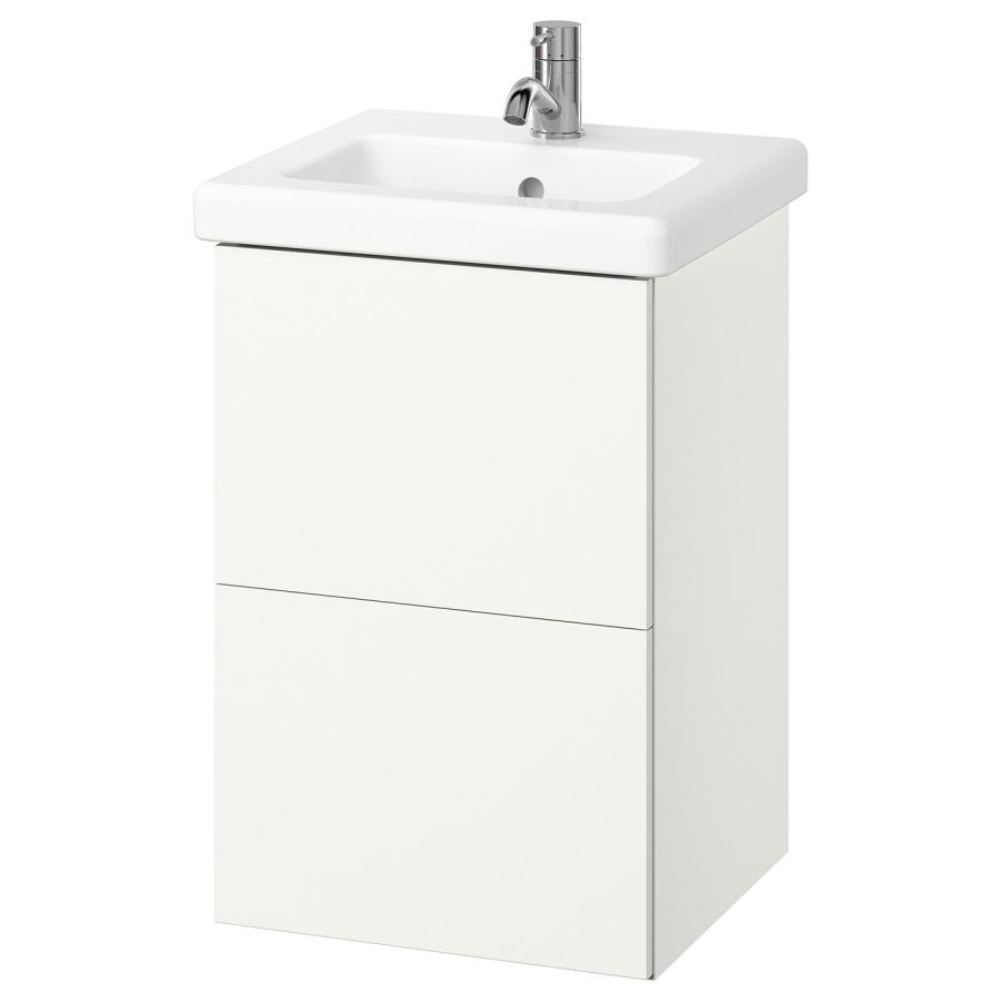 [IKEA/イケア/通販]ENHET エーンヘート / TVALLEN トヴェレン 洗面台 引き出し付き/洗面ボウル/水栓, ホワイト, 44x43x65 cm[5](59567699) | 