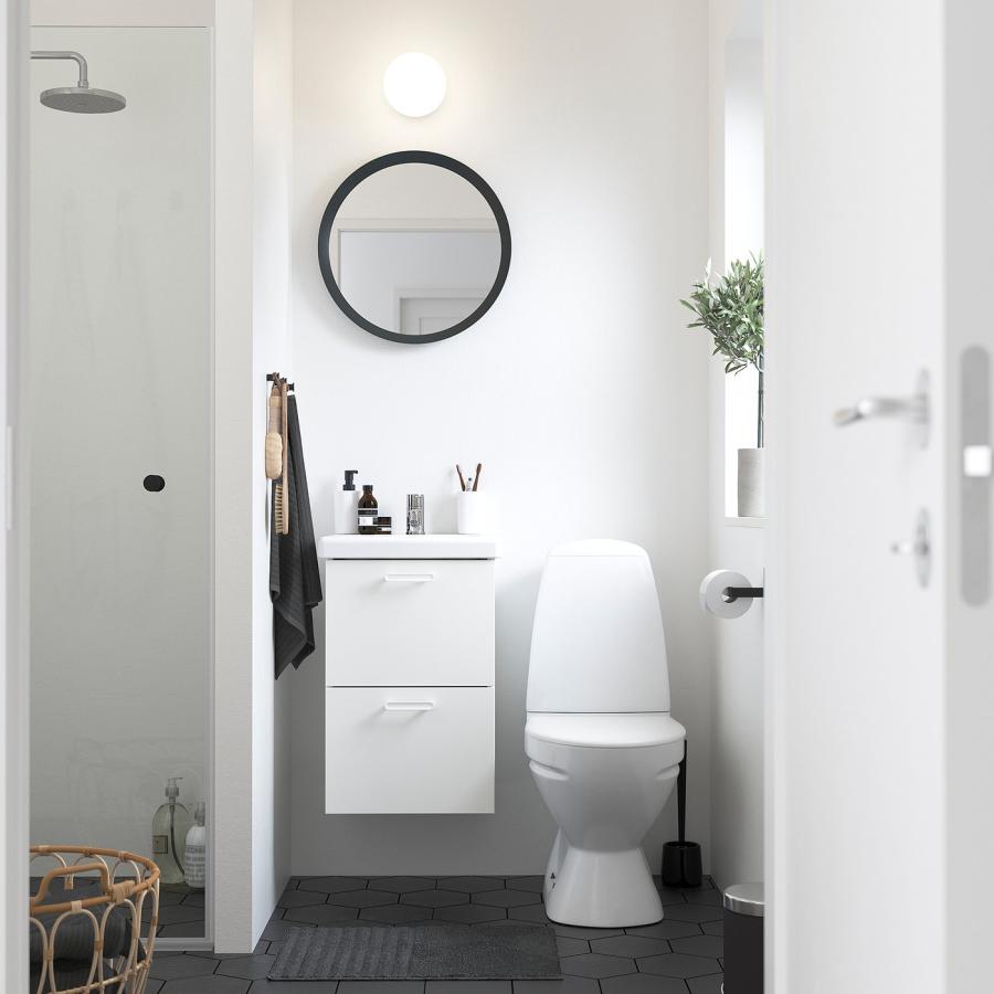 [IKEA/イケア/通販]ENHET エーンヘート / TVALLEN トヴェレン 洗面台 引き出し付き/洗面ボウル/水栓, ホワイト, 44x43x65 cm[5](59567699) |  | 01