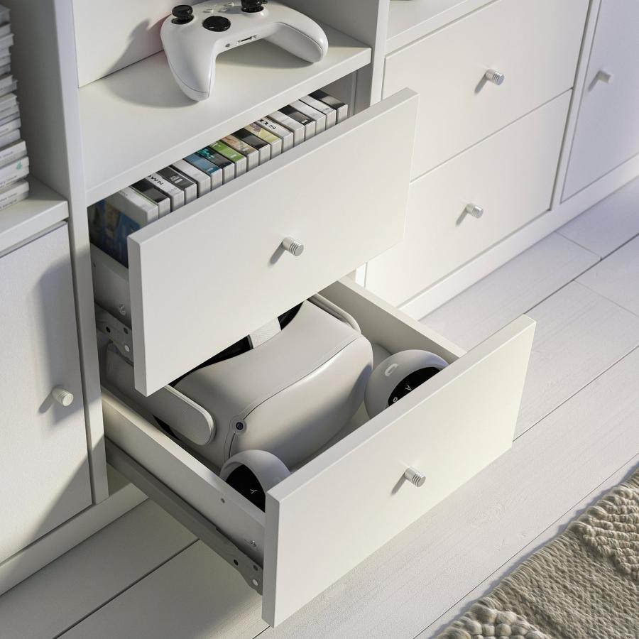 [IKEA/イケア/通販]KALLAX カラックス テレビボード, ホワイト, 147x39x60 cm[5](59569448) |  | 02