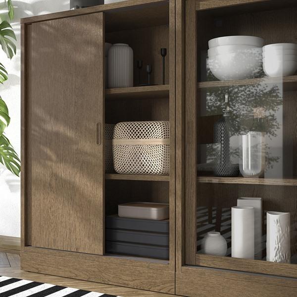 [IKEA/イケア/通販]TONSTAD トンスタード収納コンビネーション 引き戸付, ブラウン ステインオーク材……[4](59570244) |  | 02