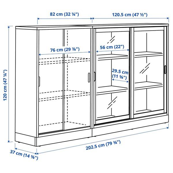 [IKEA/イケア/通販]TONSTAD トンスタード収納コンビネーション 引き戸付, ブラウン ステインオーク材……[4](59570244) |  | 04