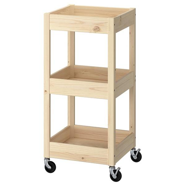 [IKEA/イケア/通販]LOSHULT ロスフルトワゴン, パイン材,38x38x82 cm[D](595741) | 