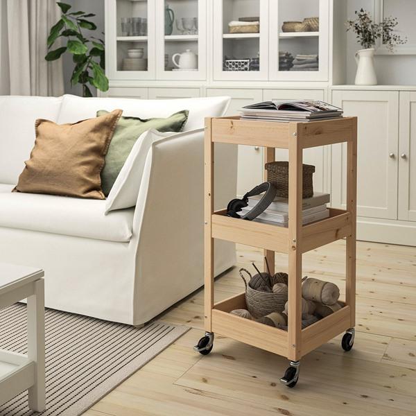 [IKEA/イケア/通販]LOSHULT ロスフルトワゴン, パイン材,38x38x82 cm[D](595741) |  | 02