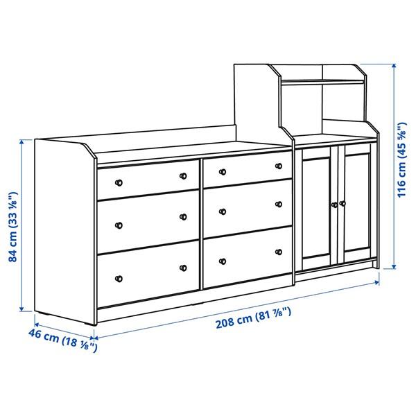 [IKEA/イケア/通販]HAUGA ハウガ収納コンビネーション, ホワイト,208x116 cm[5](59575581) |  | 07