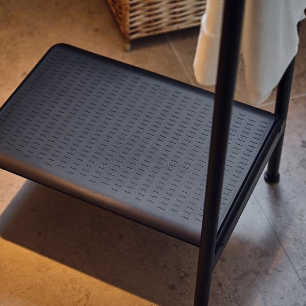 [IKEA/イケア/通販]BASINGEN ベーシンゲンステップスツール ハンドレール付き, チャコール[E](595755) |  | 04